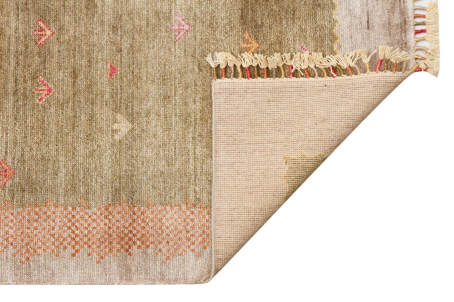 ZARA ZR 07 BEİGE AUTUMN Otantik Desenli El Emeği İle Özel Tezgahlarda Üretilen Modern Uşak Halısı - HALI VAGONU