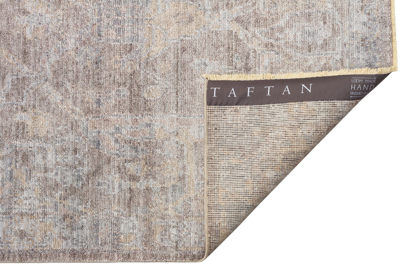 Hav yüksekliği 7.5mm olan Taftan TF 01 Antrasit Bronze halı, özel tezgahlarda üretim - Taftan Özel Tezgah Halısı.