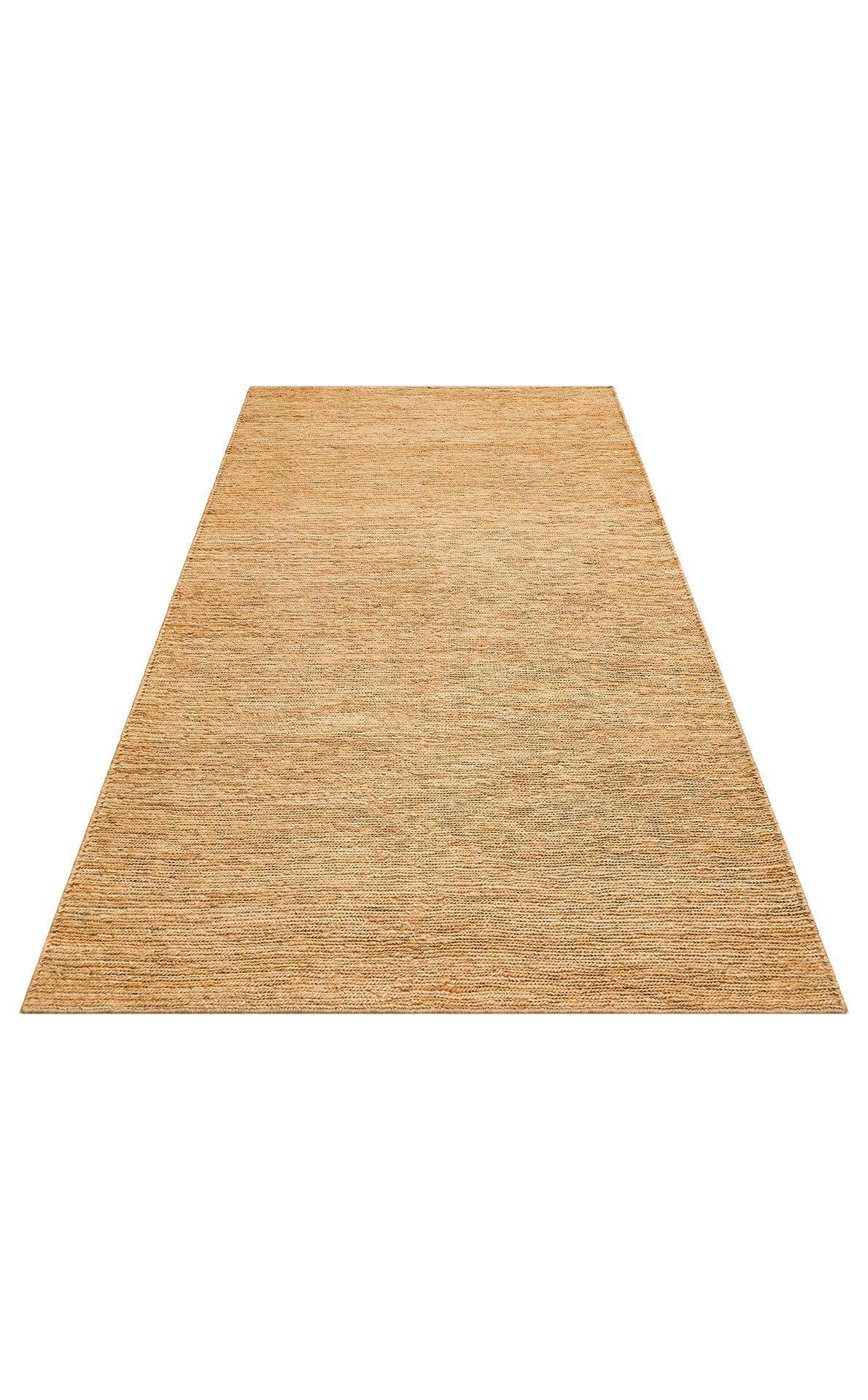 Soumak SMK Plain Natural Örgülü Naturel Kendir Halı - HALI VAGONU