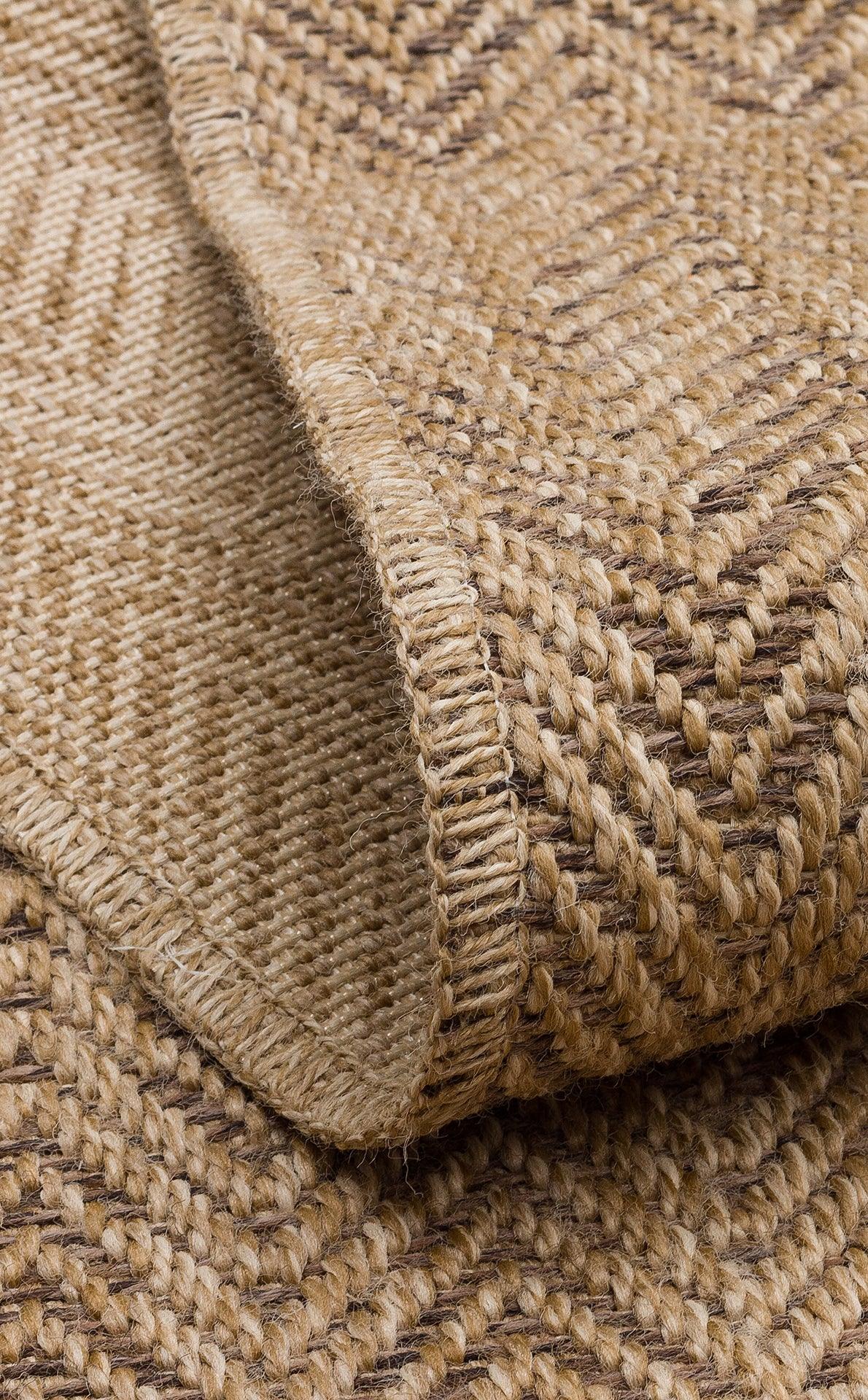 Halı Vagonu Zahara ZHR 02 Natural Mocha İç ve Dış Mekan Kullanımına Uygun Hav Vermeyen Kolay Temizlenebilir Sisal Halı - HALI VAGONU