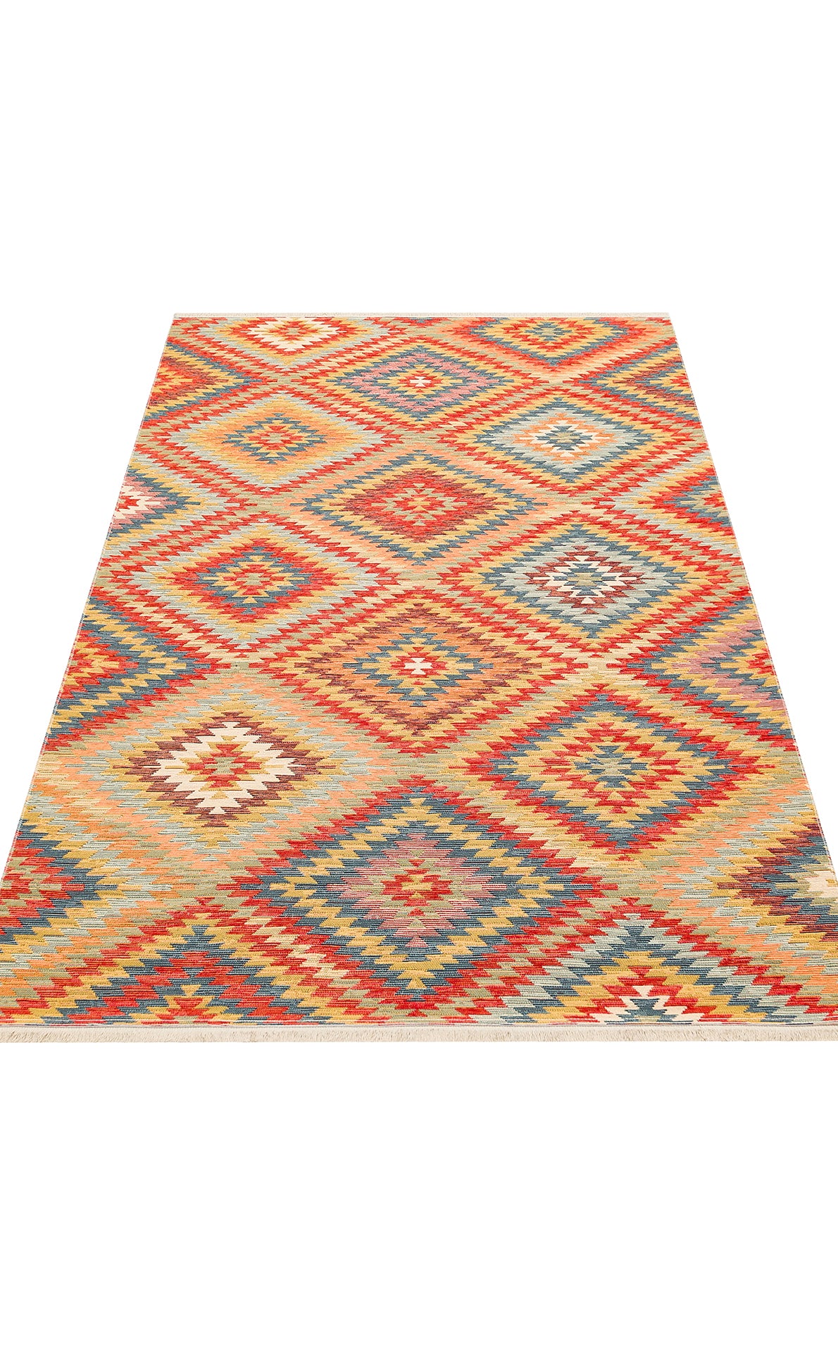 NOMAD 07 TERRA Yıkanabilir, Çift Taraflı Kullanıma Uygun Yumuşak Tuşeli Otantik Kilim