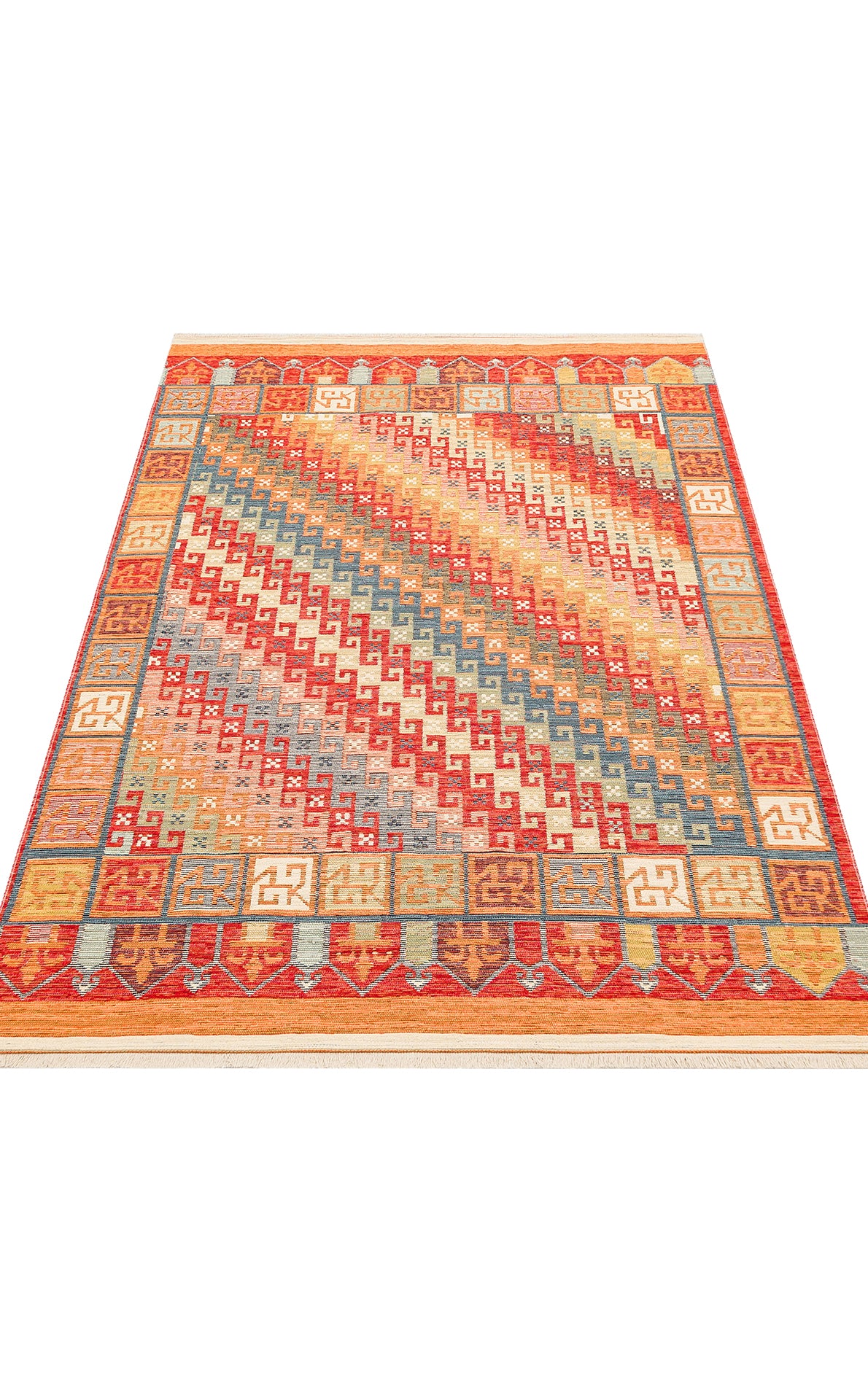 NOMAD 11 TERRA Yıkanabilir, Çift Taraflı Kullanıma Uygun Yumuşak Tuşeli Otantik Kilim