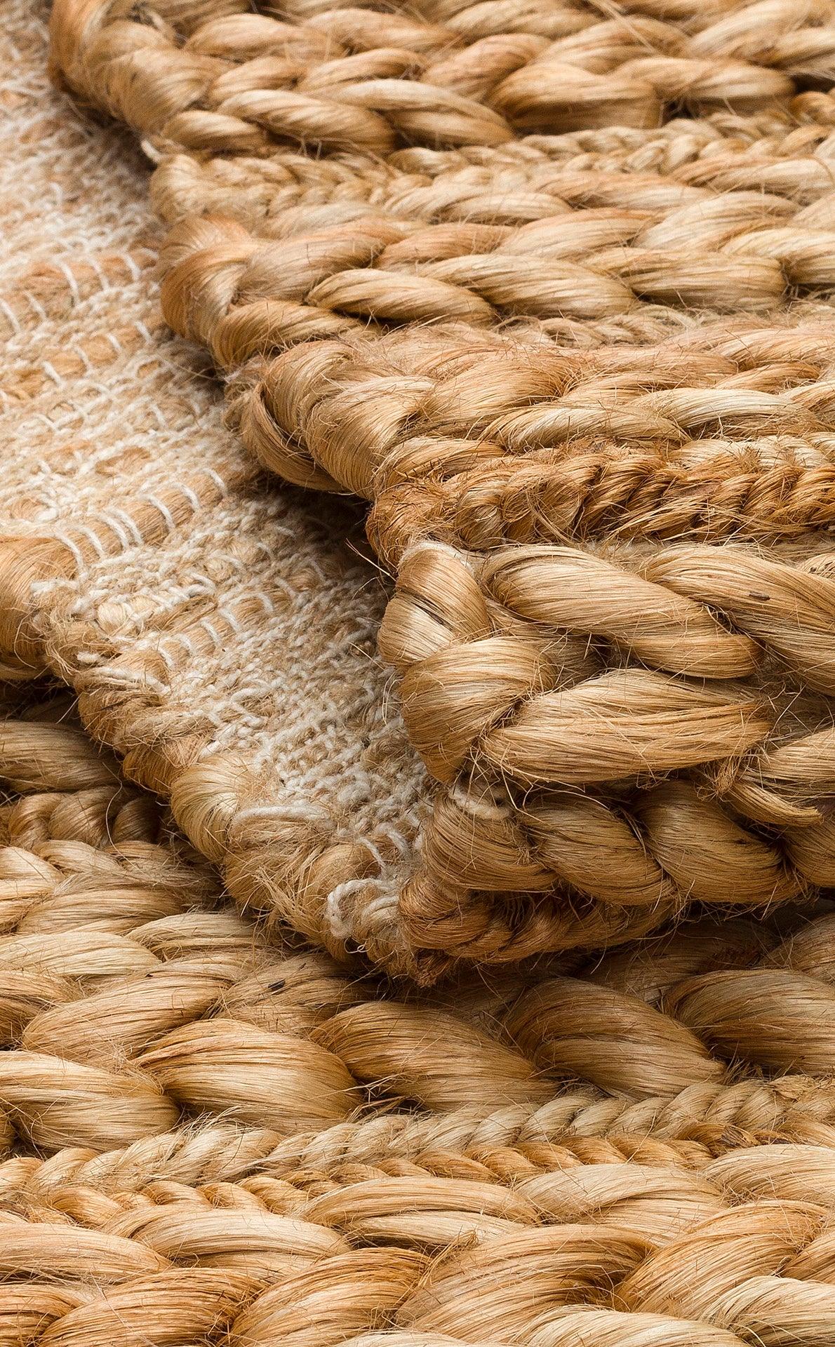 CHOTI CHOTI MIX NATURAL El Dokuma Naturel Jüt Hasır Halı - HALI VAGONU