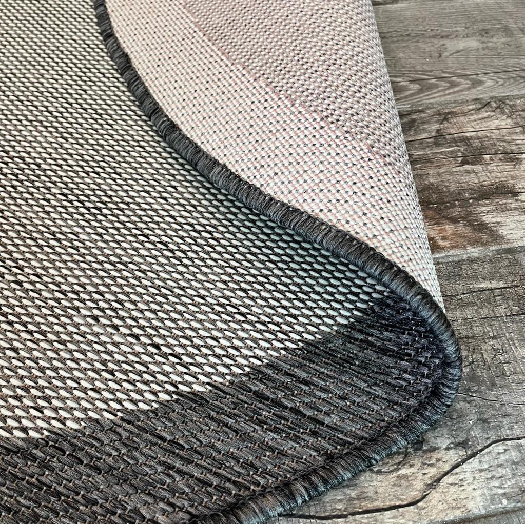 Halı Vagonu JS9313 Jüt Sisal Gri Makine Halısı - Kaymaz Taban, Dayanıklı, Tozsuz ve Hav Yapmaz - HALI VAGONU