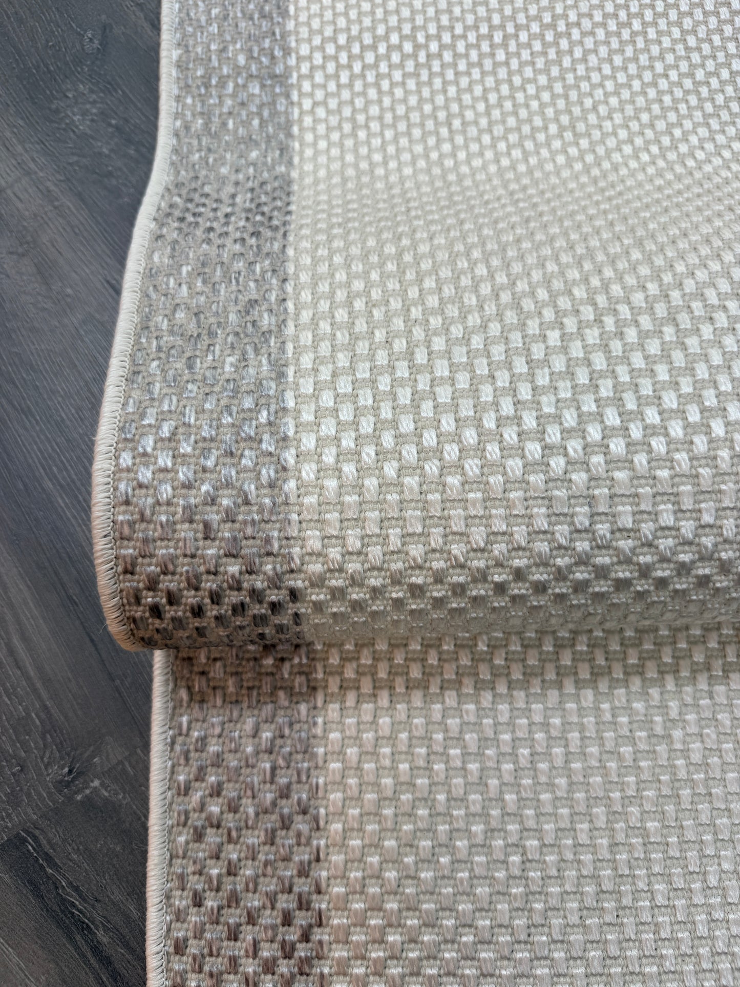 Natura Sisal NTR 08 Gri Krem Sisal Dokuma Halı - NTR 08