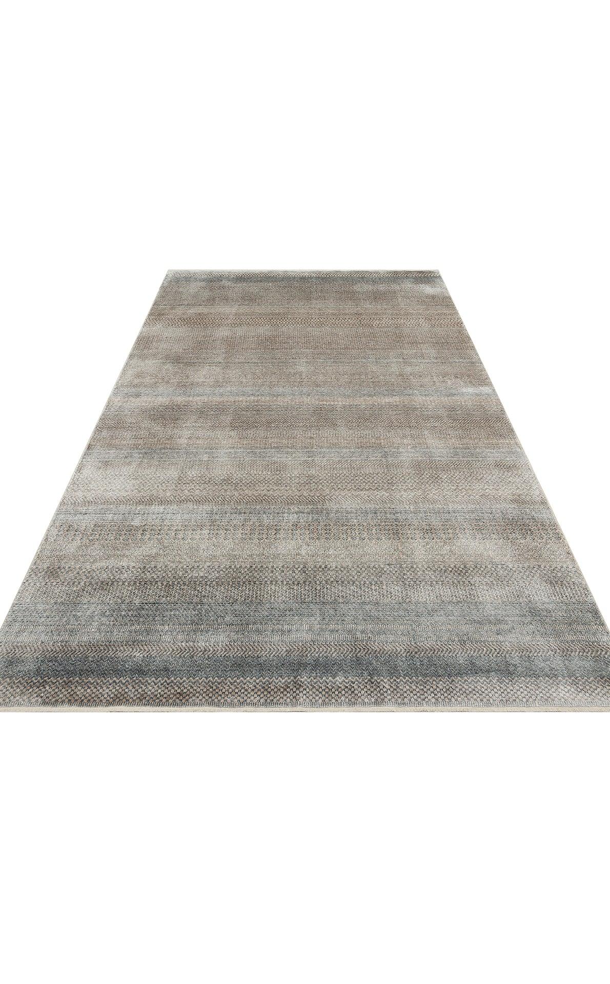 TAFTAN TF 08 SKY VİZON Pakistan Overdyed Tarzı Özel Hav Vermeyen ve El Emeği ile Özel Tezgahlarda Üretilen Uşak Halısı - HALI VAGONU