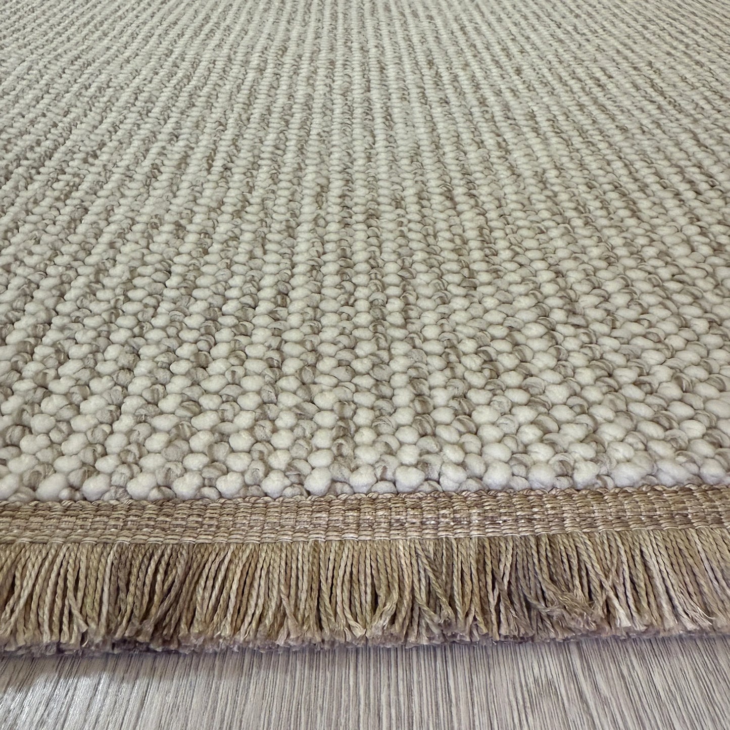 Halı Vagonu Bukle Serisi Bej Makine Halısı - HALI VAGONU