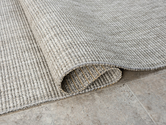 Halı Vagonu Himalaya 663 Gri Sisal Halı, şık görünümü ve pratik kullanımı ile dikkat çekiyor, hav vermeyen özellik.