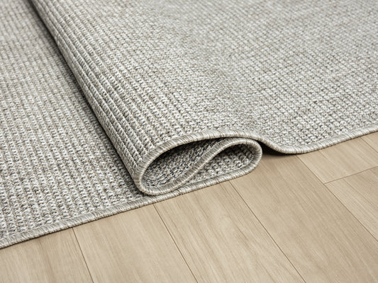 Halı Vagonu Himalaya 664 Gri Sisal Halı'nın detaylı görüntüsü, polipropilen ve polyester malzemeden yapılmış, şık bir tasarıma sahip.