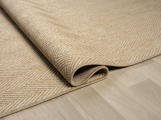Halı Vagonu Himalaya 665 Bej İç ve Dış Mekan Kullanımına Uygun Hav Vermeyen Kolay Temizlenebilir Sisal Halı - HALI VAGONU