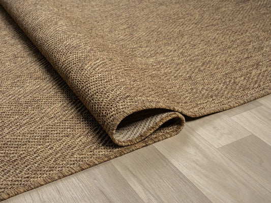 Halı Vagonu Himalaya 665 Kahve İç ve Dış Mekan Kullanımına Uygun Hav Vermeyen Kolay Temizlenebilir Sisal Halı - HALI VAGONU