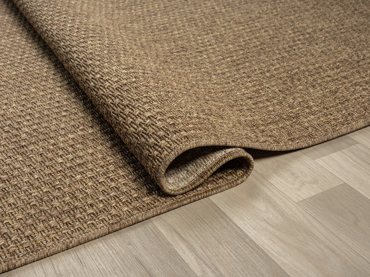 Halı Vagonu Himalaya 666 Kahve İç ve Dış Mekan Kullanımına Uygun Hav Vermeyen Kolay Temizlenebilir Sisal Halı - HALI VAGONU