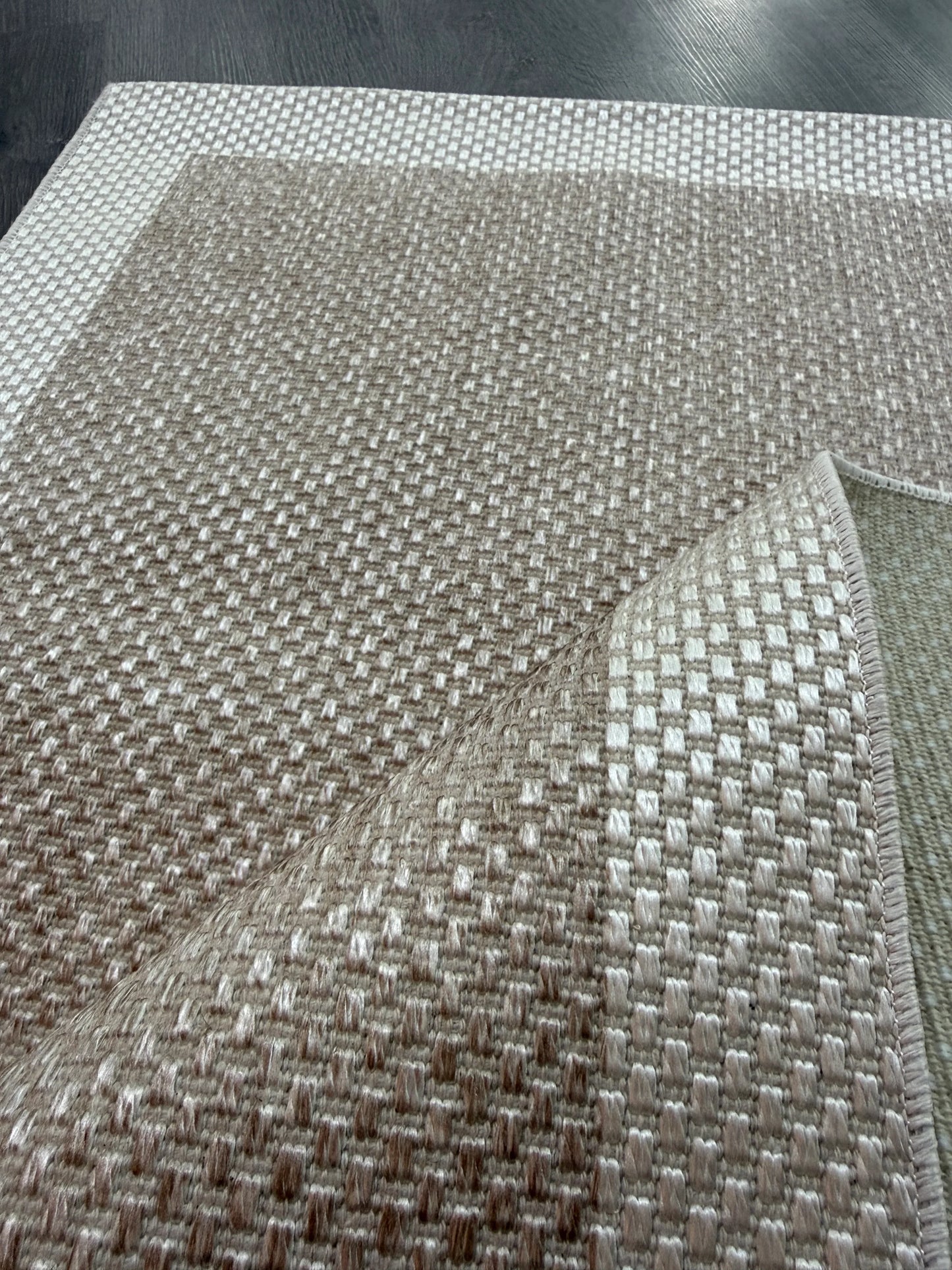 Natura Sisal NTR 02 Krem Sütlükahve Sisal Dokuma Halı - NTR 02 - HALI VAGONU