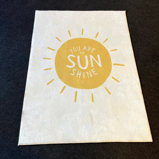 Halı Vagonu HV366 You Are My Sunshine Çocuk Halısı - Yumuşak, Kolay Temizlenebilir, 3 Kalite Seçeneği - HALI VAGONU