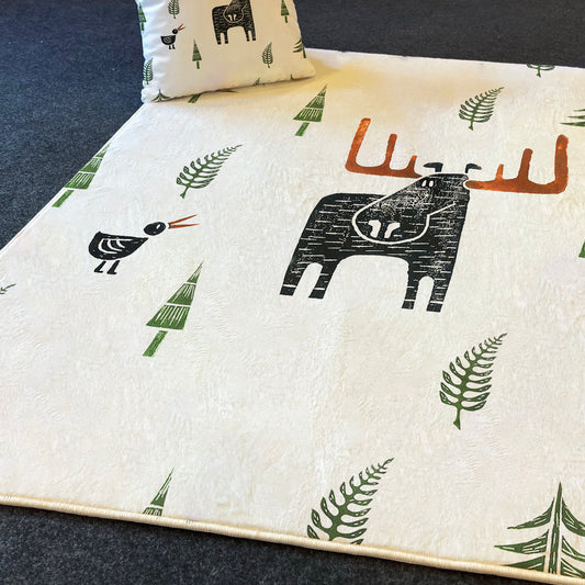 Carpet Wagon HV198 Cream Beige Named Children's Carpet