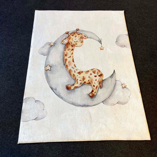 Carpet Wagon HV198 Cream Beige Named Children's Carpet