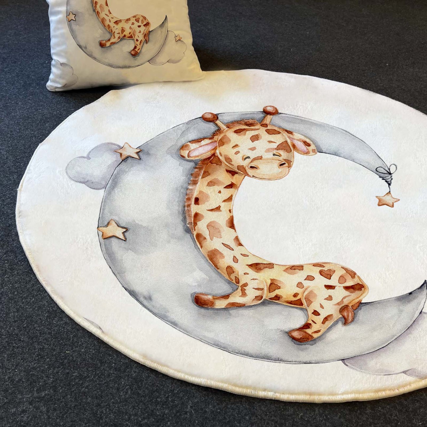 Carpet Wagon HV198 Cream Beige Named Children's Carpet