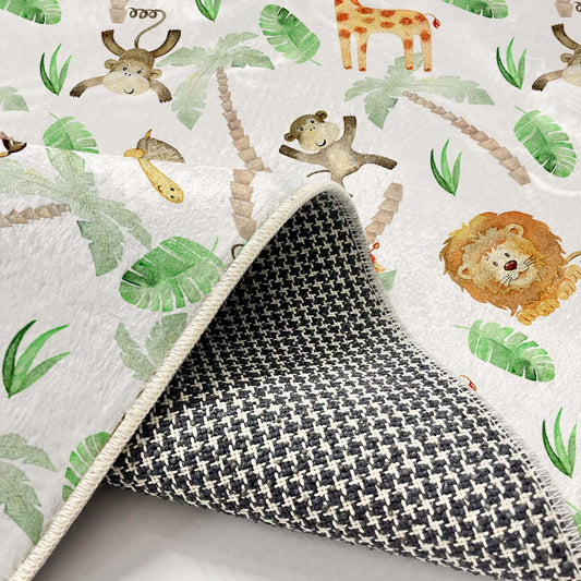 Halı Vagonu HV146 Safari Çocuk Halısı - 3 Farklı Kalite Seçeneği ile Yumuşak ve Konforlu - HALI VAGONU