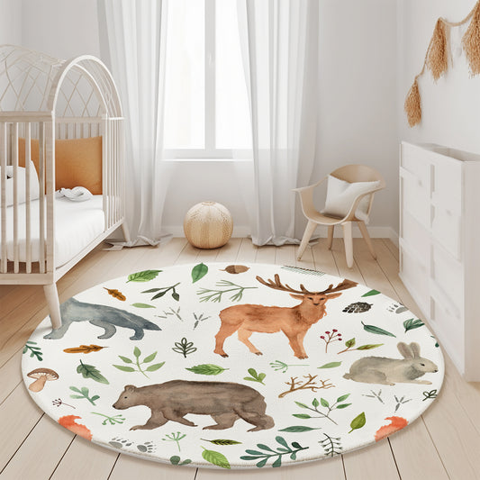 Carpet Wagon HV198 Cream Beige Named Children's Carpet