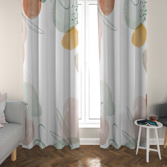 Halı Vagonu HV158 Bohem Desenli Kadife Kumaş Fon Perde - Çocuk Odası Fon Perde olarak ideal bir seçim, yumuşak dokusu ve modern tasarımıyla çocuk odasına renk katıyor.