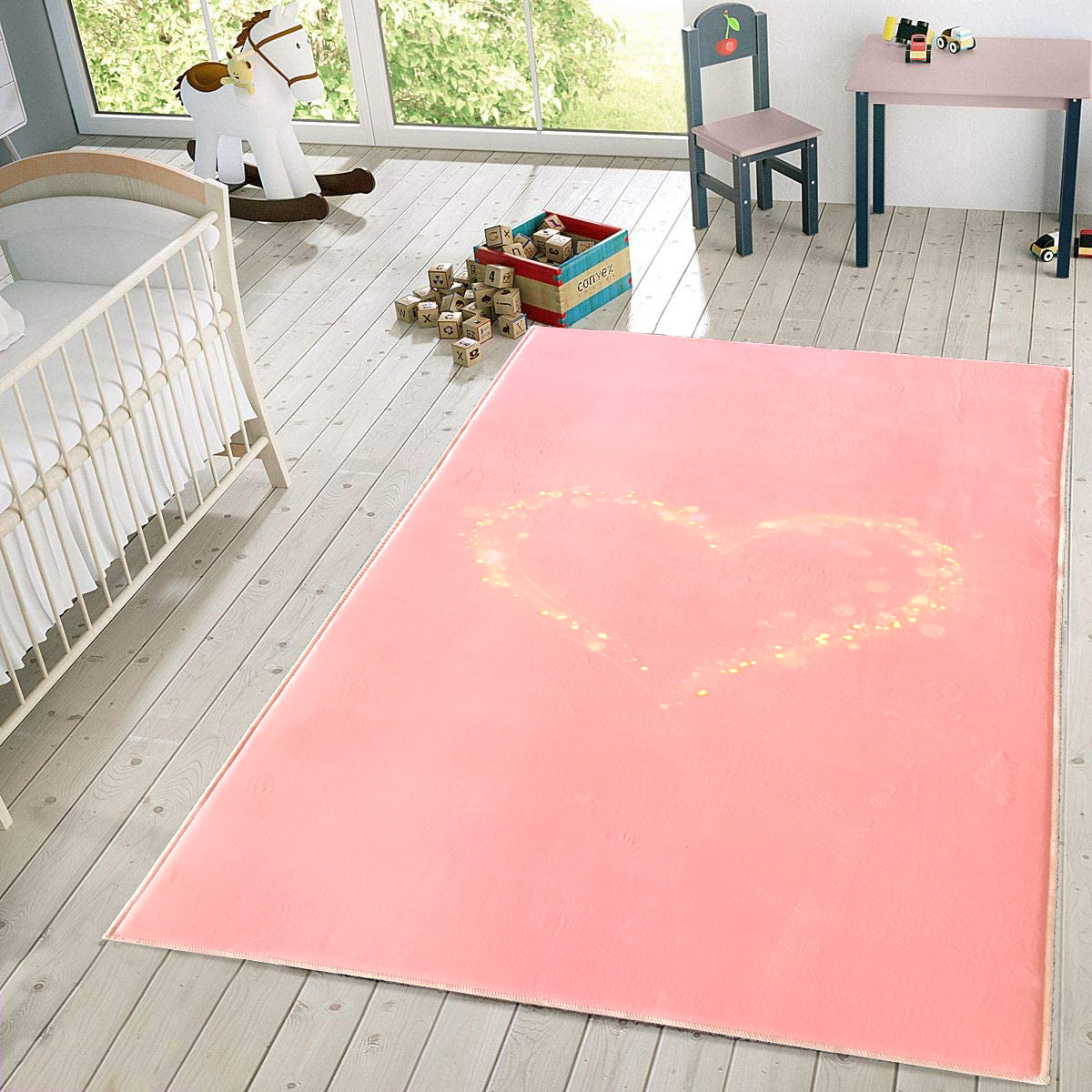 Carpet Wagon HV198 Cream Beige Named Children's Carpet