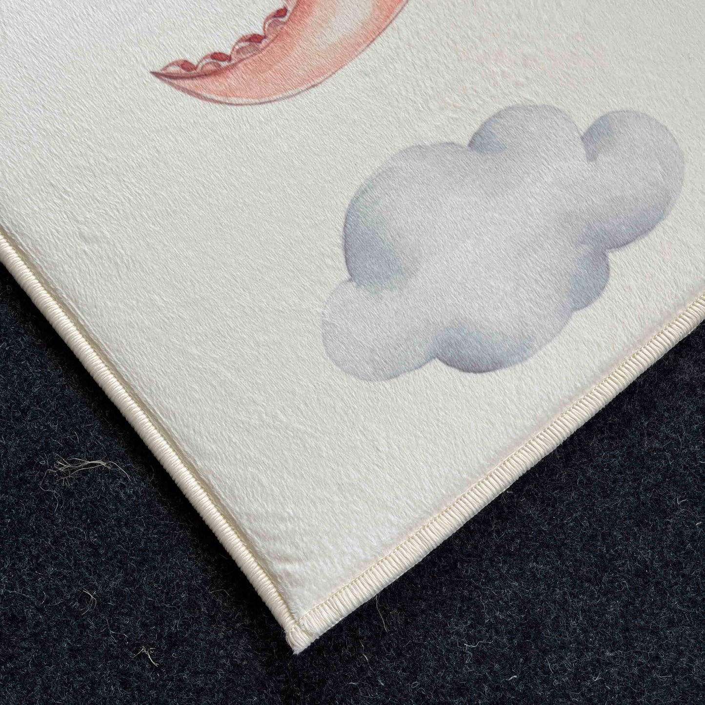 Carpet Wagon HV198 Cream Beige Named Children's Carpet