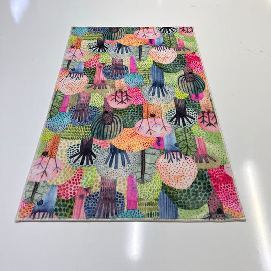 Carpet Wagon HV198 Cream Beige Named Children's Carpet