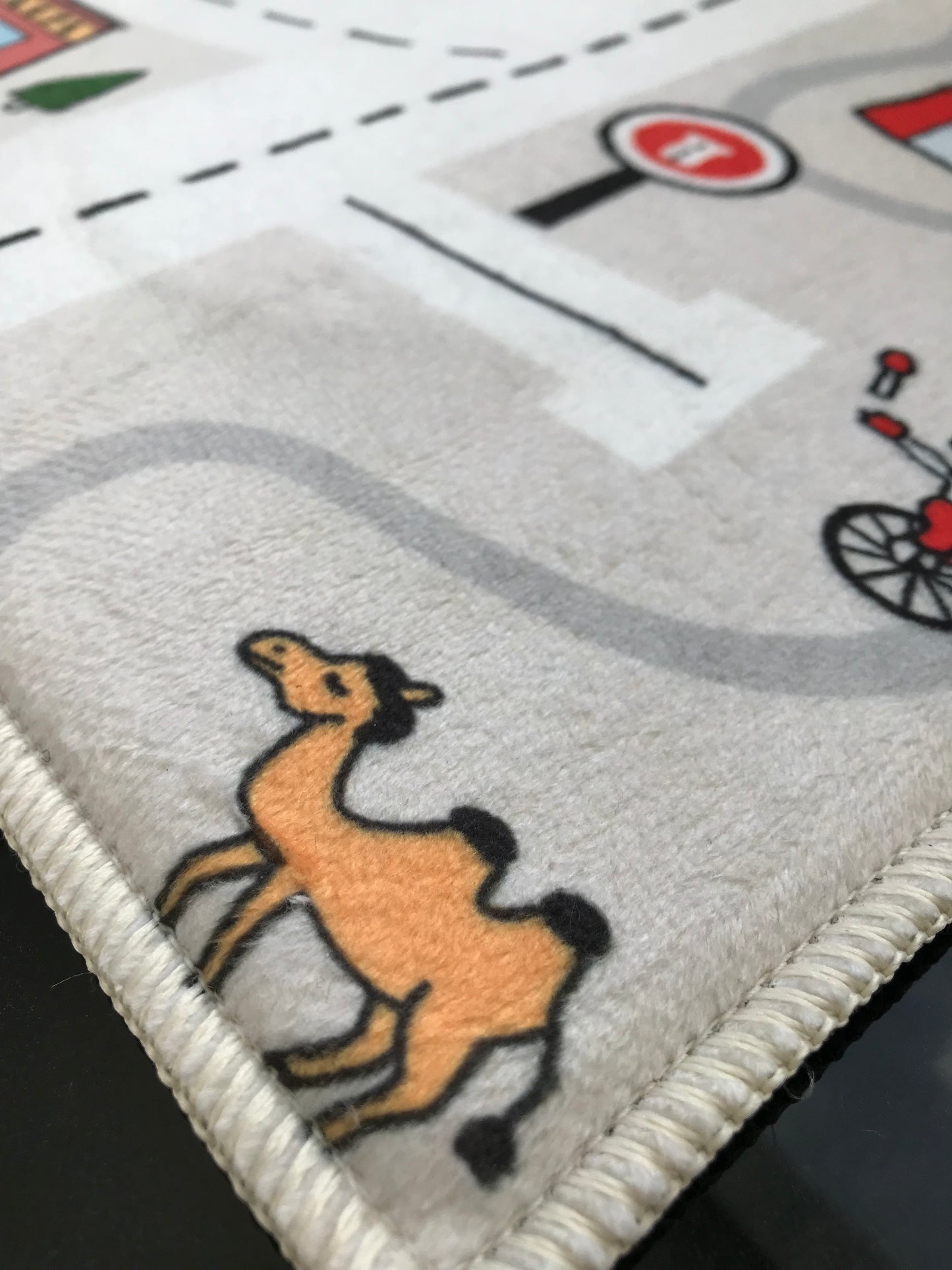 Carpet Wagon HV198 Cream Beige Named Children's Carpet