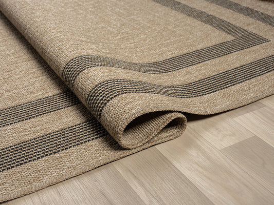 Halı Vagonu Botswana 668 Siyah Sisal Halı - Kolay temizlenebilir, hav vermeyen tasarımıyla her alanda rahatlık sunan siyah sisal halı.