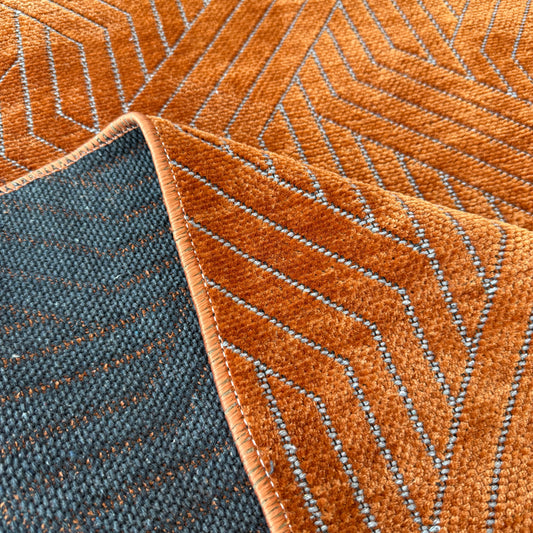 Lifos LFS01 Turuncu Yumuşak Dokulu Makinede Yıkanabilir Kaymaz Tabanlı Halı