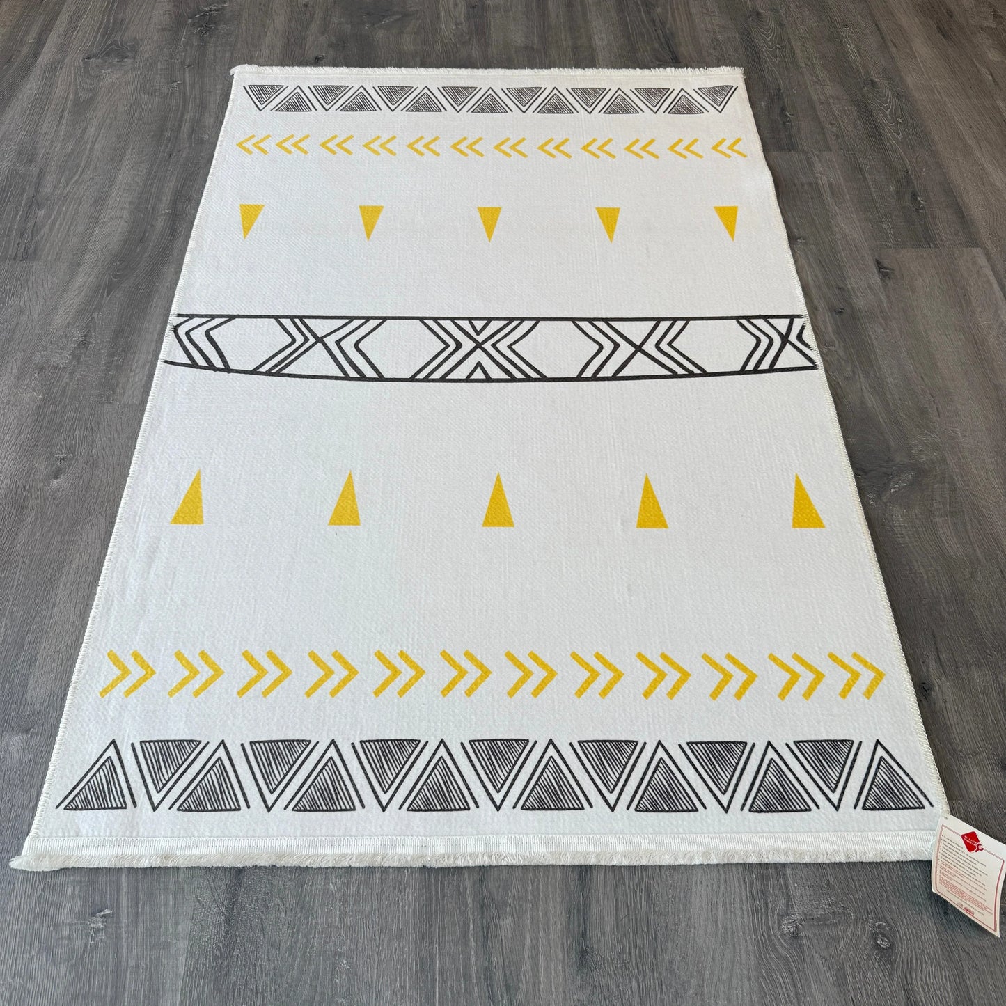 100x150cm 5mm Dokuma Taban İskandinav Desenli Soft Halı - HALI VAGONU