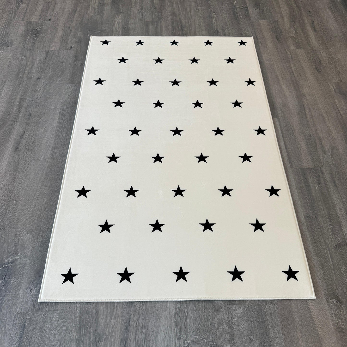 100x160cm 11mm Deri Taban Yıldızlı Çocuk Odası Halısı
