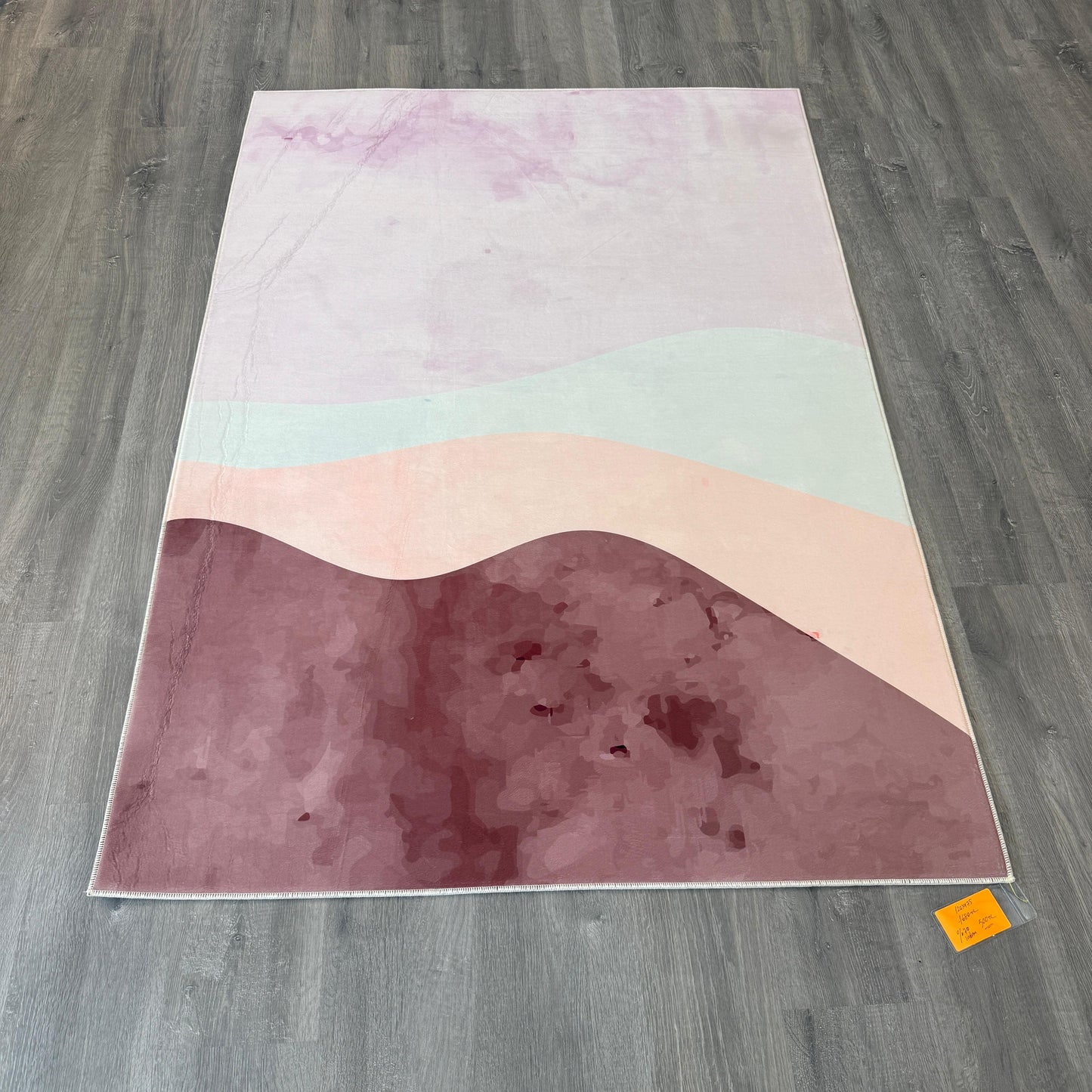 120x175 - 11mm - Deri Taban Soyut Desenli Çocuk Halısı
