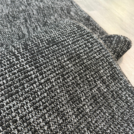 Halı Vagonu Himalaya 664 Antrasit İç ve Dış Mekan Kullanımına Uygun Hav Vermeyen Kolay Temizlenebilir Sisal Halı