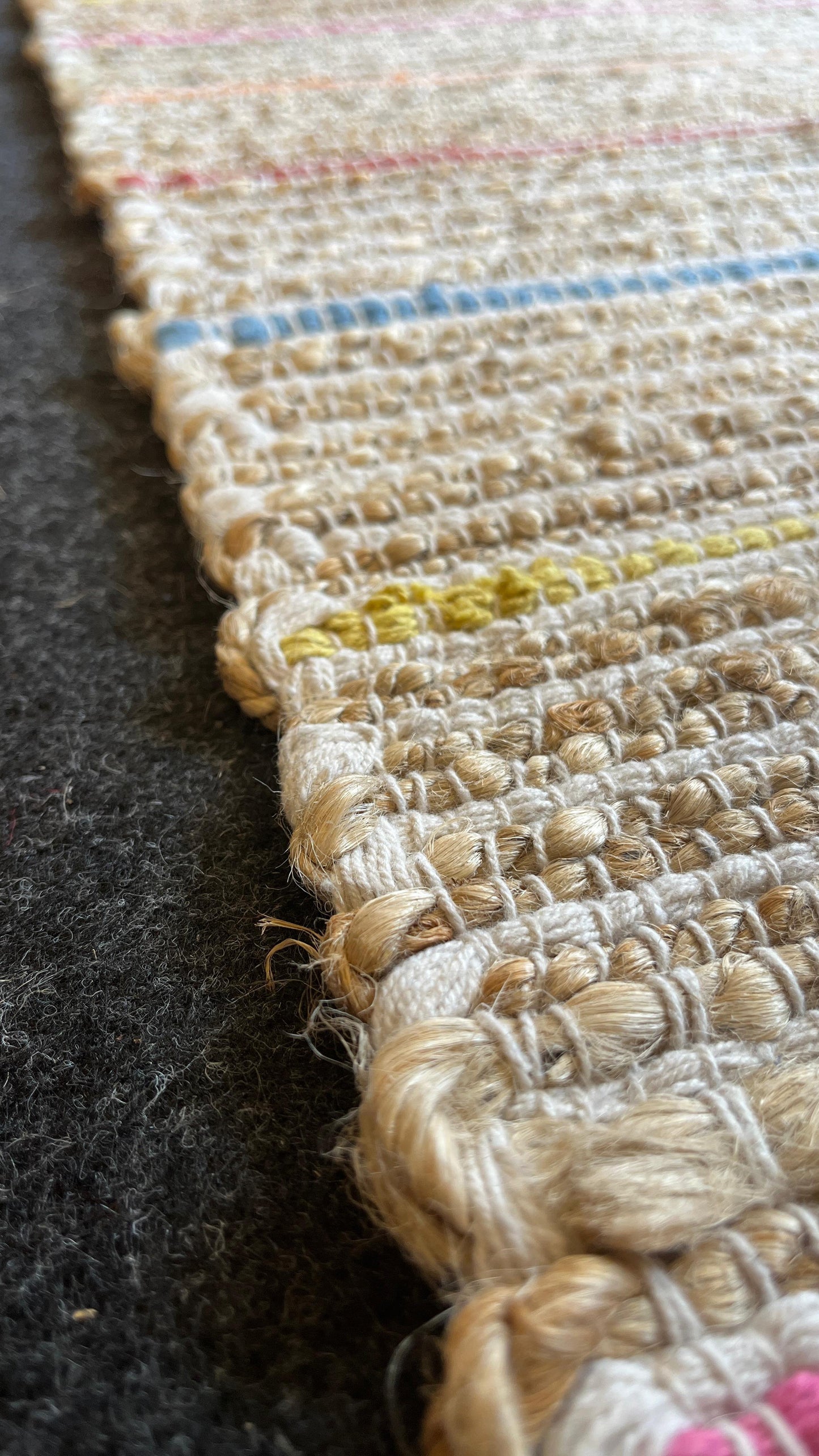 170x240 - Juno Jüt Ech 05 Natural Multy Flatweave El Dokuma Naturel Jüt Hasır Halı