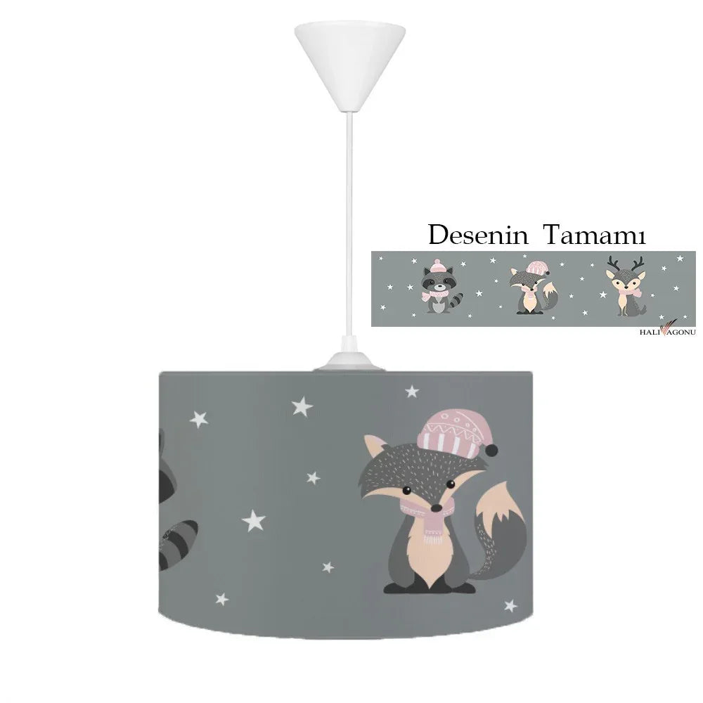 HV320 Gri Çocuk Odası Sarkıt Avize - HALI VAGONU