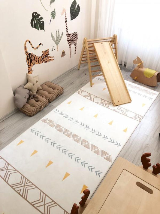 Carpet Wagon HV198 Cream Beige Named Children's Carpet