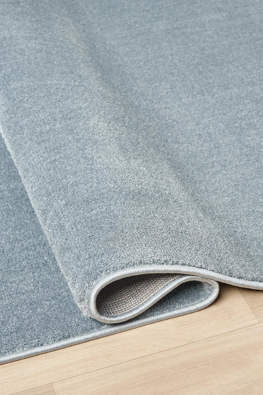 Alora Soft Collection 4500 Mavi – Ultra Yumuşak 15mm Modern Makine Halısı - HALI VAGONU