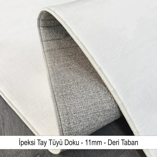 Halı Vagonu HV198 Krem Bej Kişiselleştirilebilir İsimli Yumuşak Çocuk Halısı - HALI VAGONU