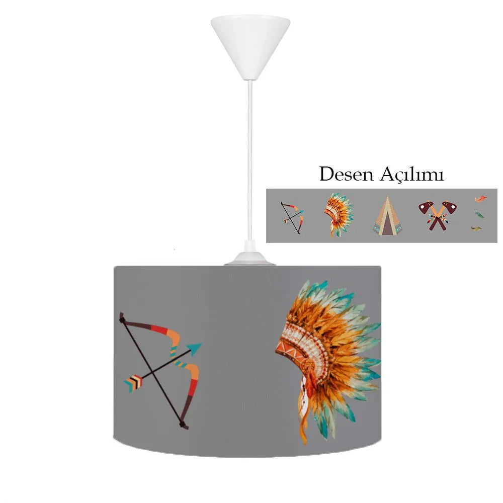 HV101 Kızılderili Çocuk Odası Sarkıt Avize - HALI VAGONU