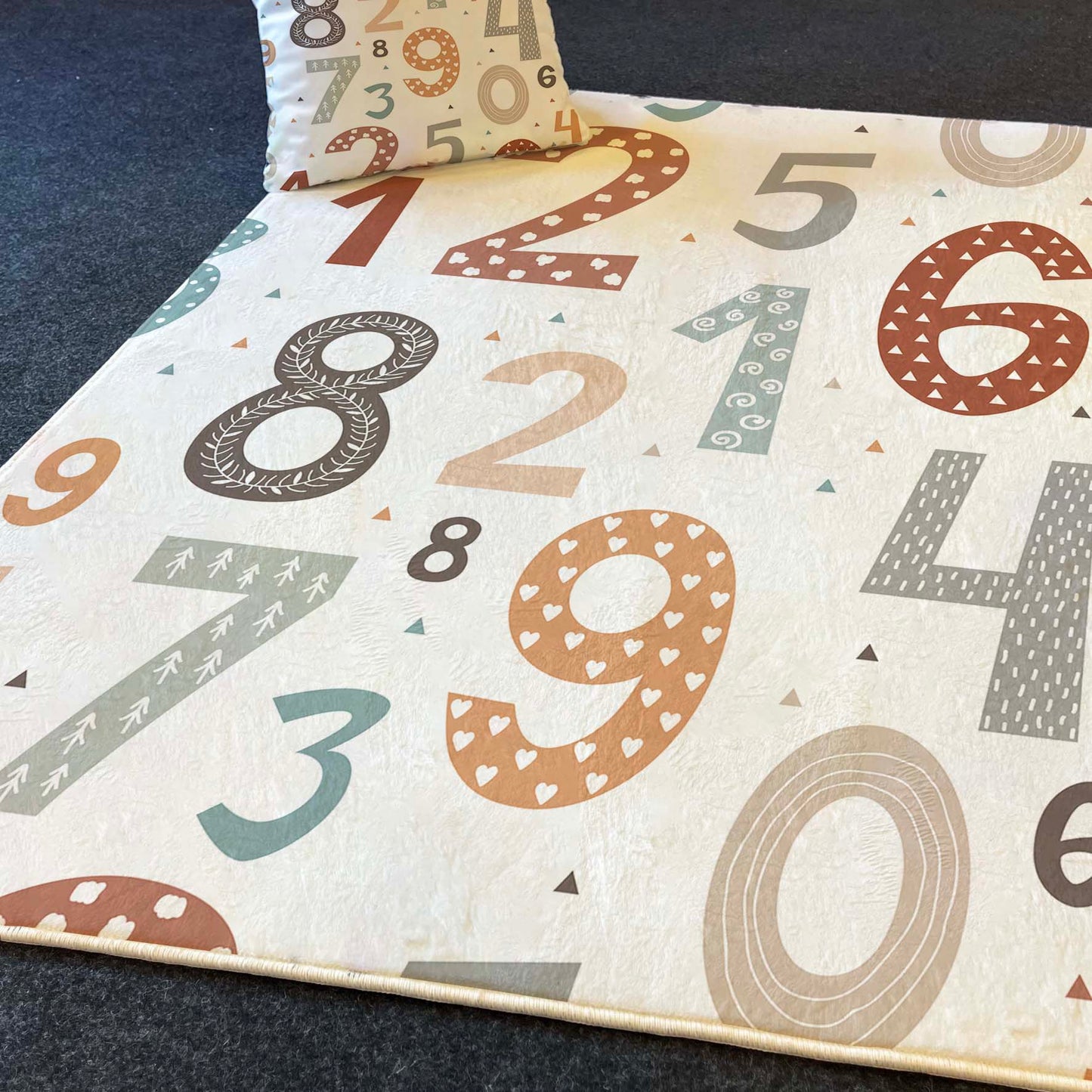 Carpet Wagon HV198 Cream Beige Named Children's Carpet