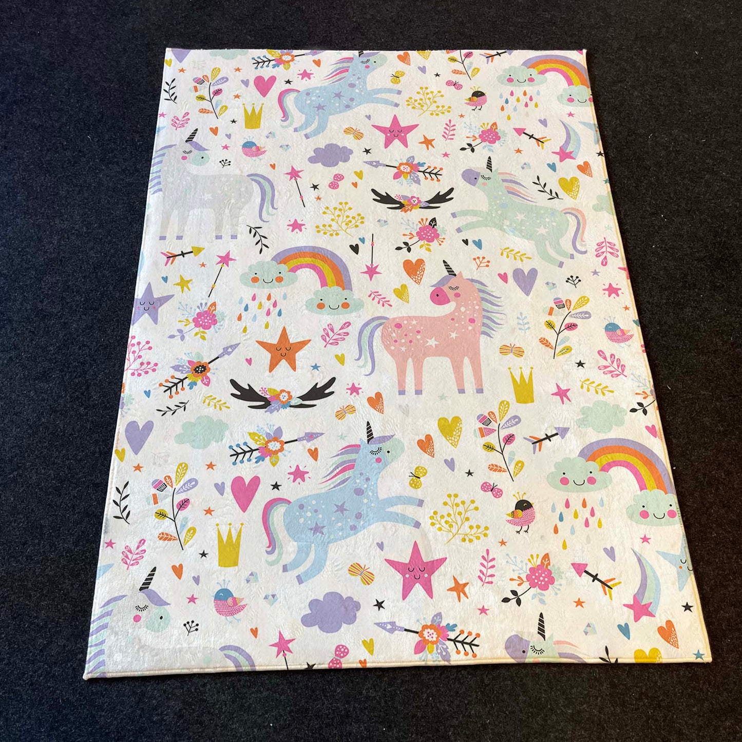 Carpet Wagon HV198 Cream Beige Named Children's Carpet
