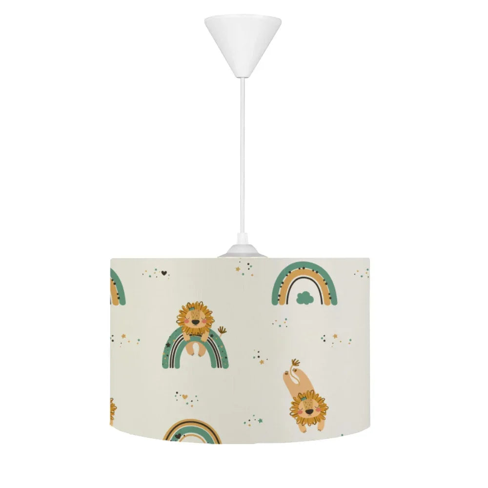 HV276AV Aslanlı Gökkuşağı Çocuk Odası Sarkıt Avize - HALI VAGONU