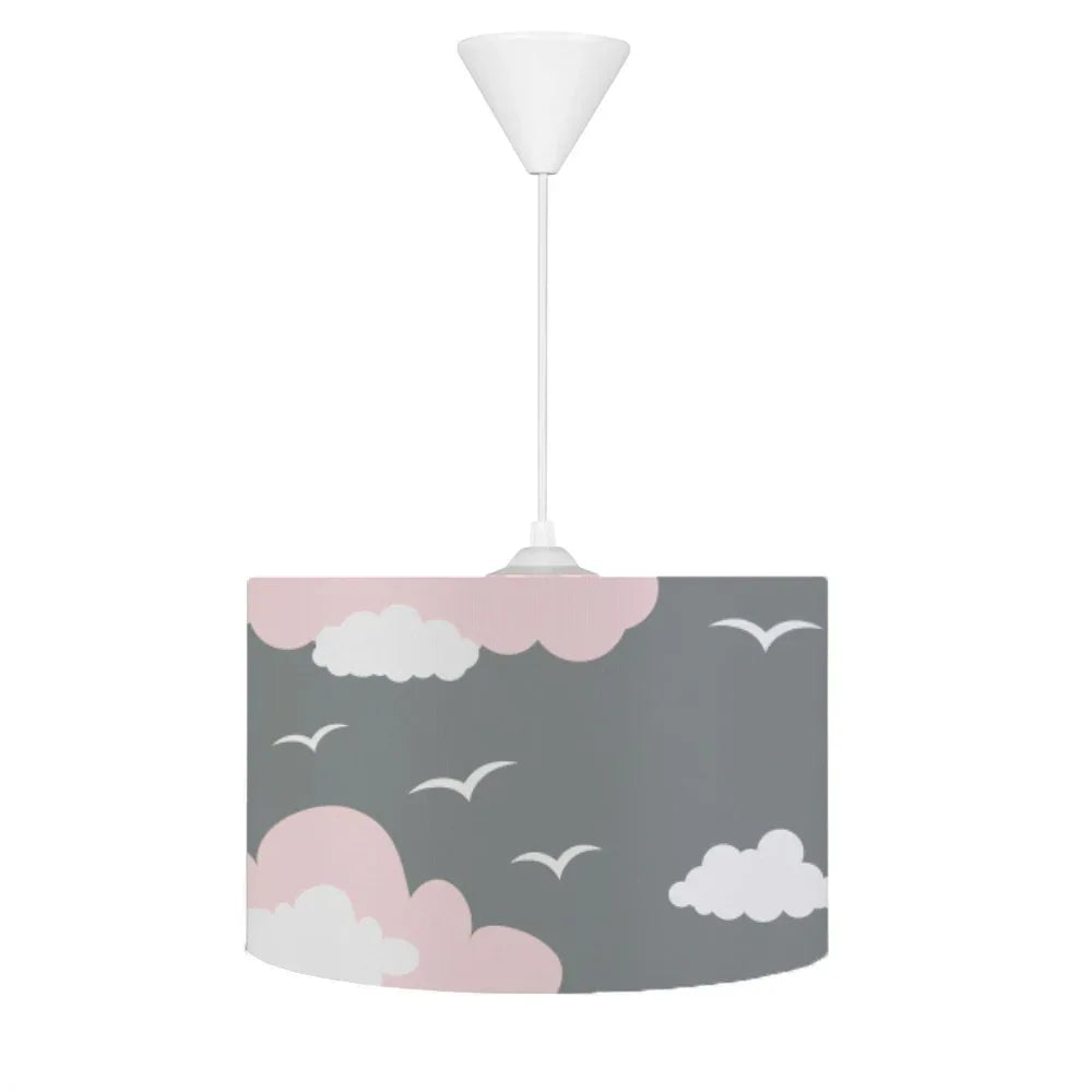 HV326P Gri Pembe Çocuk Odası Sarkıt Avize - HALI VAGONU