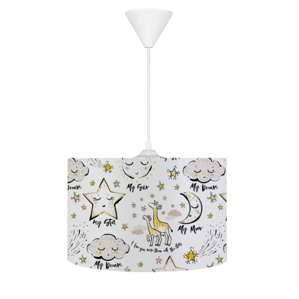 HV346A Sevimli Gökyüzü Çocuk Odası Sarkıt Avize - HALI VAGONU