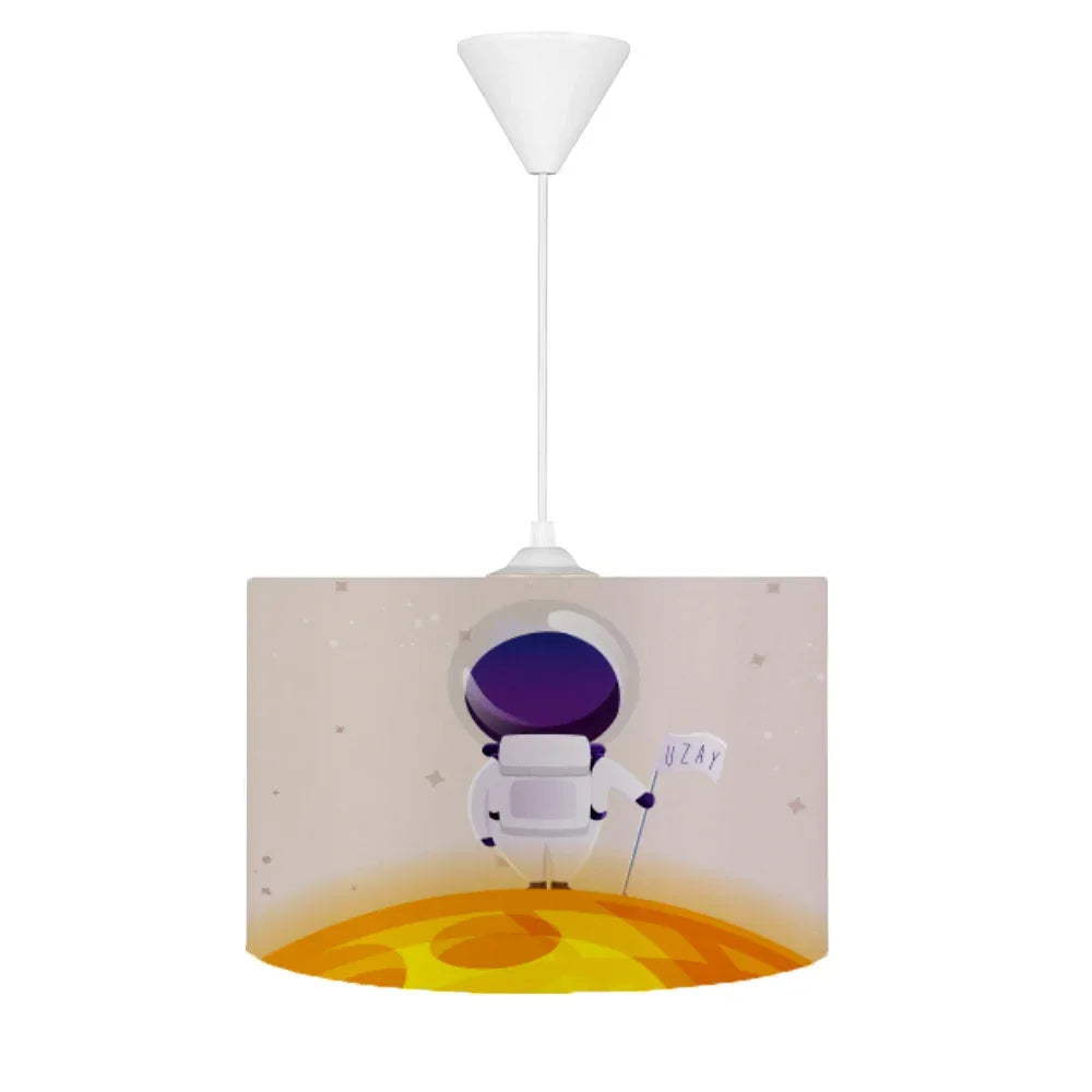 HV391 Astronot Çocuk Odası Sarkıt Avize - HALI VAGONU