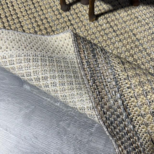 Halı Vagonu JS9509 Jüt Sisal Halı, Kaymaz Taban, Dayanıklı, Tozsuz ve Hav Yapmaz - HALI VAGONU