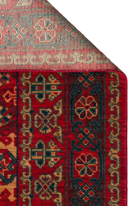 Kadim KDM 06 Violet Vintage Anadolu Motiflerine Sahip Yeni Zellanda Yünü ile Üretilen El Emeği Yüksek Kara Tezgah Halısı - HALI VAGONU