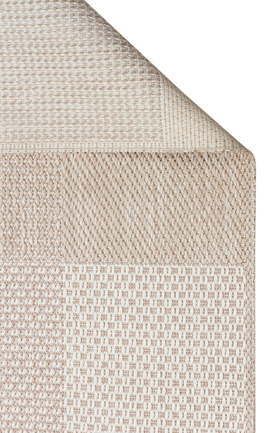 MONO MNO 01 BEIGE Hav Toz Vermez Kaymaz Tabanlı Sisal Halı - HALI VAGONU