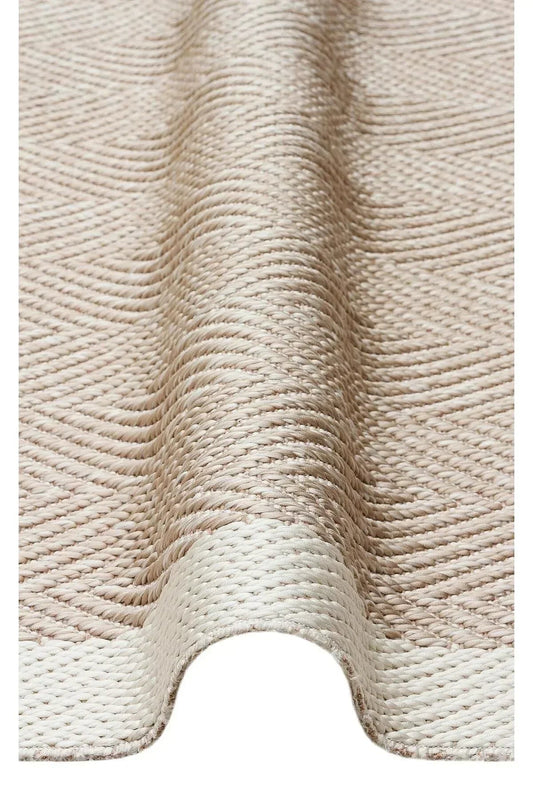 MONO MNO 02 BEIGE Hav Toz Vermez Kaymaz Tabanlı Sisal Halı - HALI VAGONU